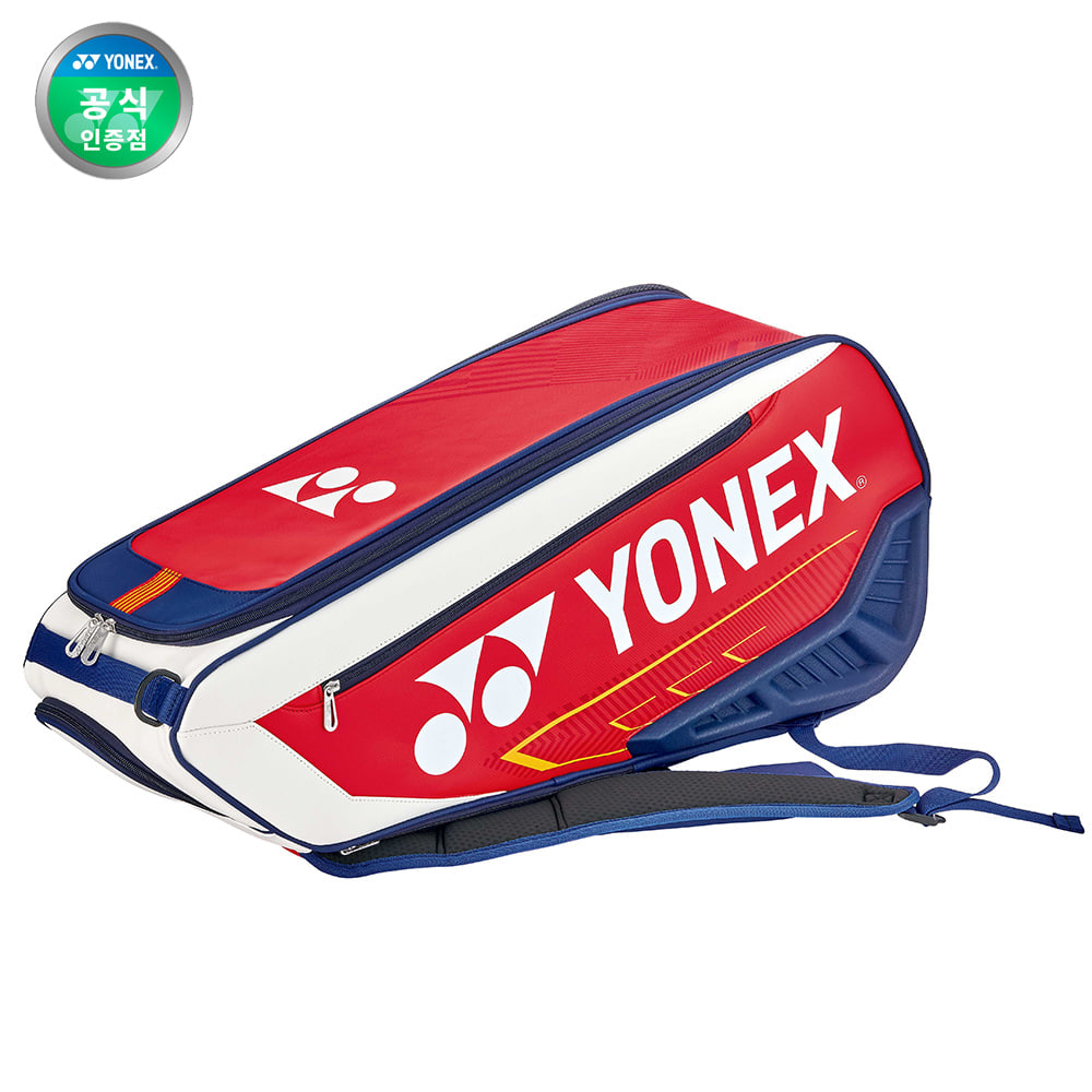 요넥스 BA02326EX 배드민턴 테니스 가방 레드 라켓백 2단